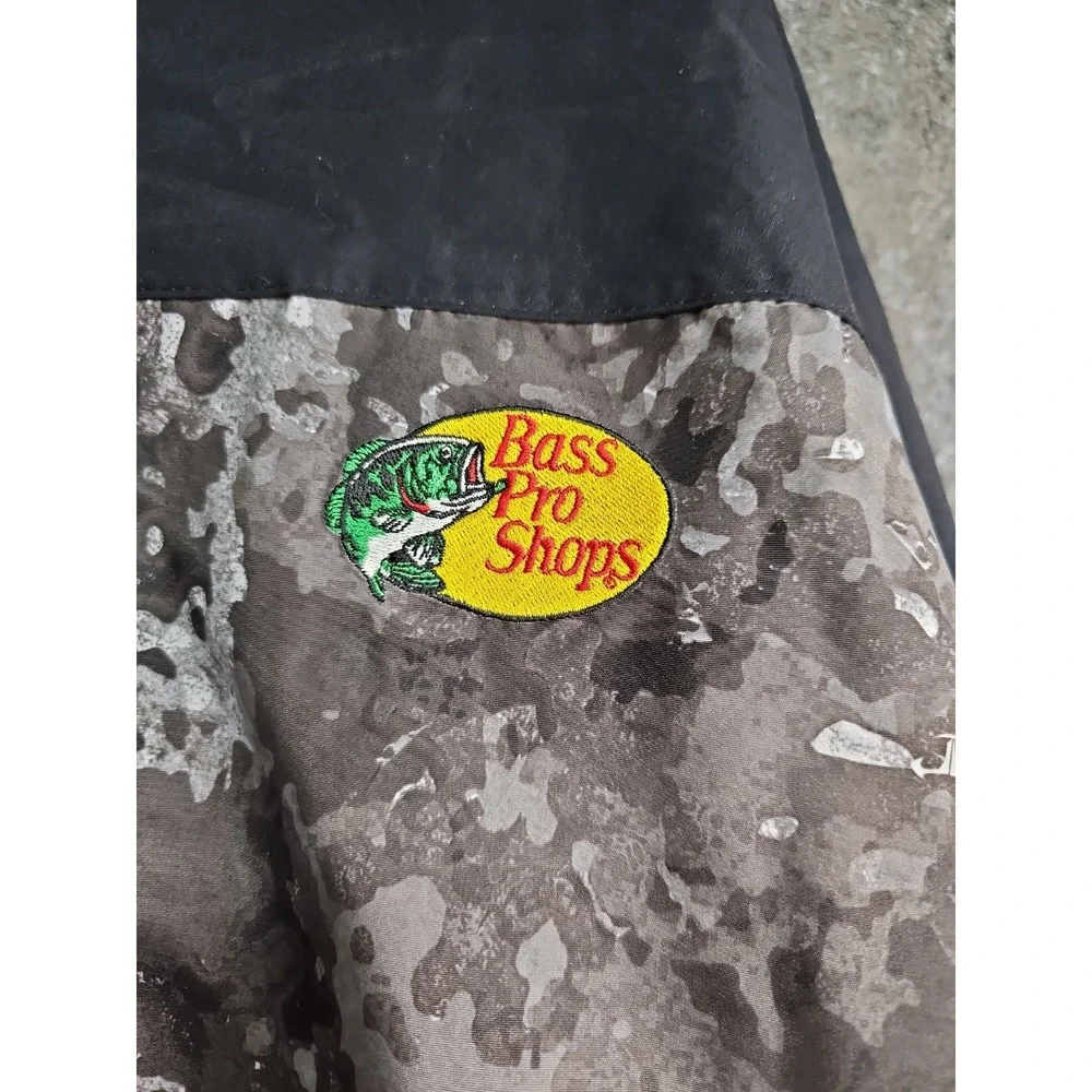 Bass Pro Shops, HPR, High Performance Rainwear Jacket, Grey Camo, 3XL, NEW